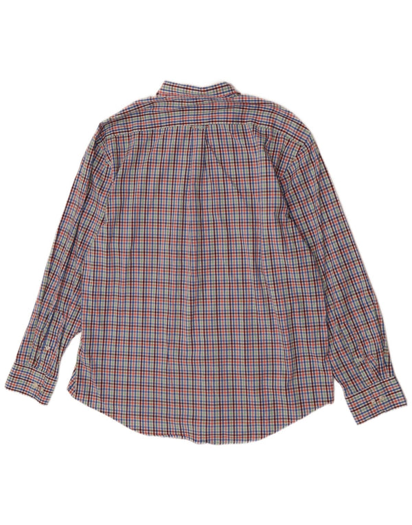 Camisa Hombre Izod XL Algodón Vichy Multicolor
