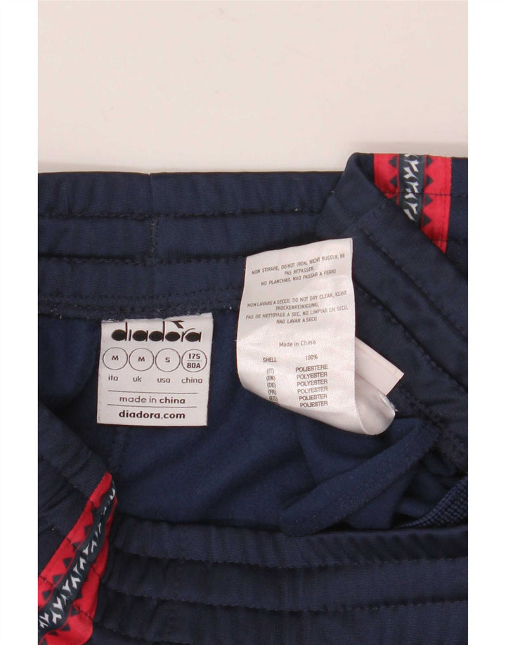 Diadora Hombre Pantalones De Chándal Joggers Medium Azul Marino Colorblock