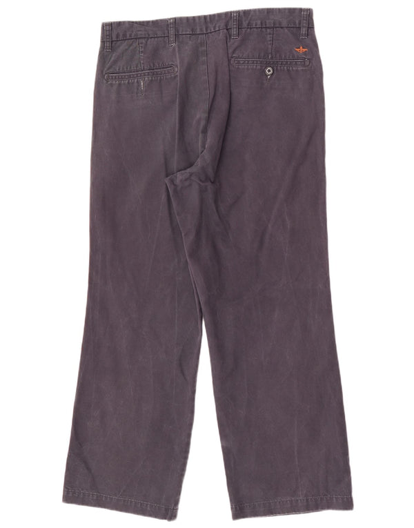 Dockers Pantalón chino de corte clásico para hombre W34 L29 Algodón azul marino