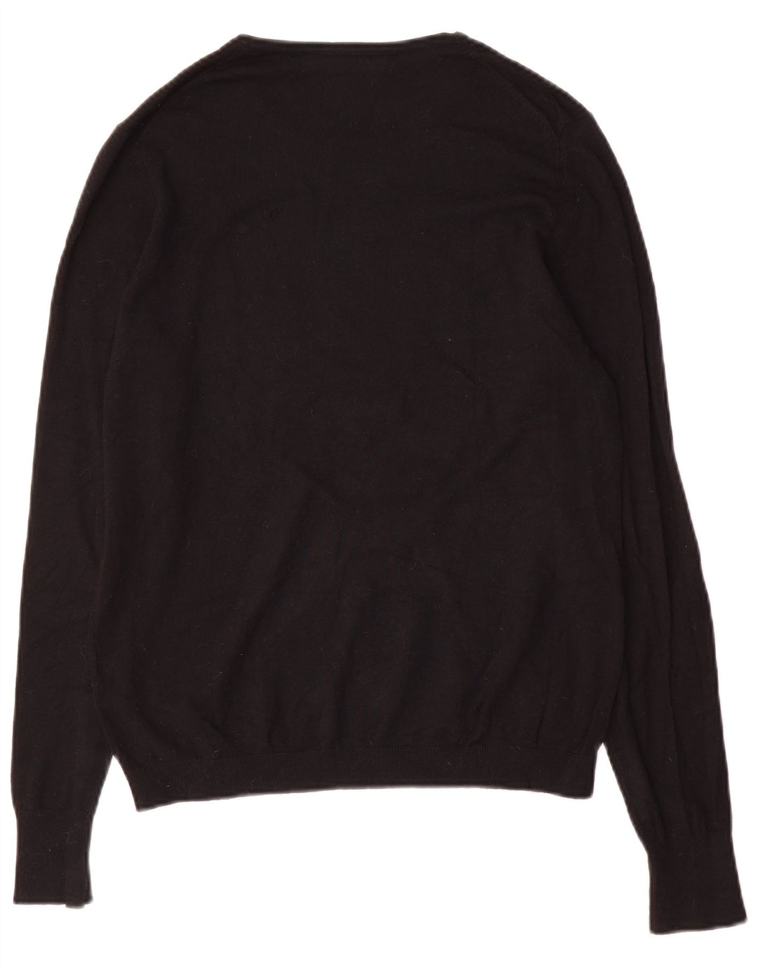 Zara Hombre Jersey De Cuello Redondo Jersey Grande Negro