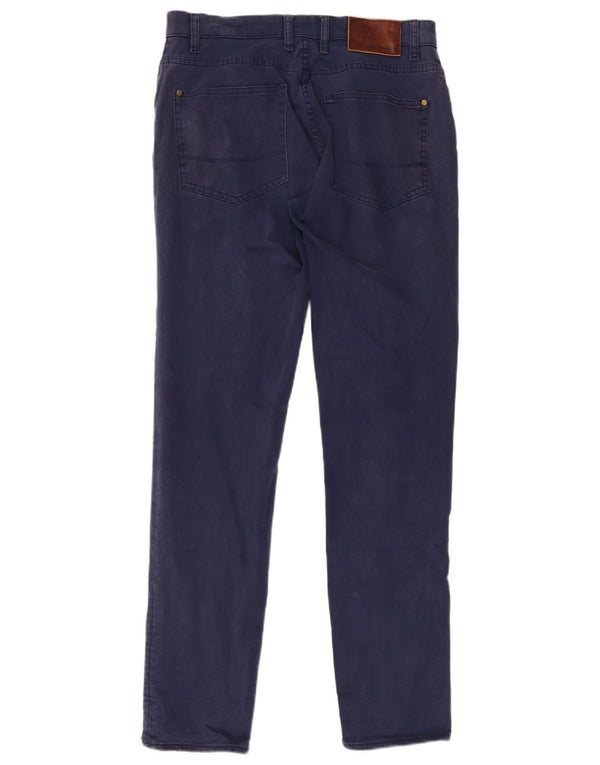 Ted Baker Pantalones informales ajustados para hombre W30 L30 Algodón azul