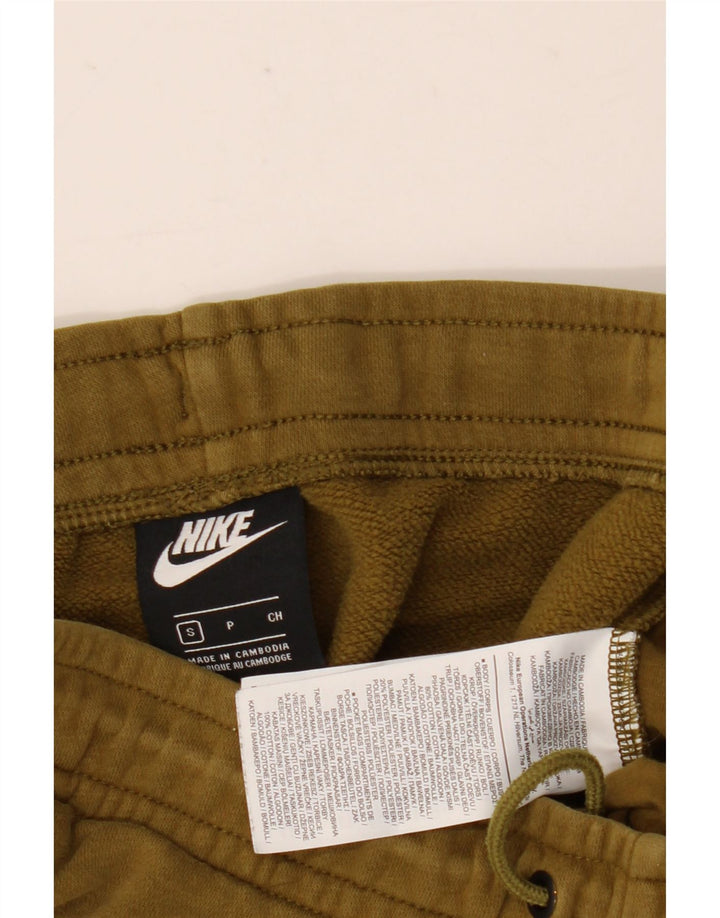 Nike Pantalones De Chándal Joggers Small Caqui Algodón Hombre