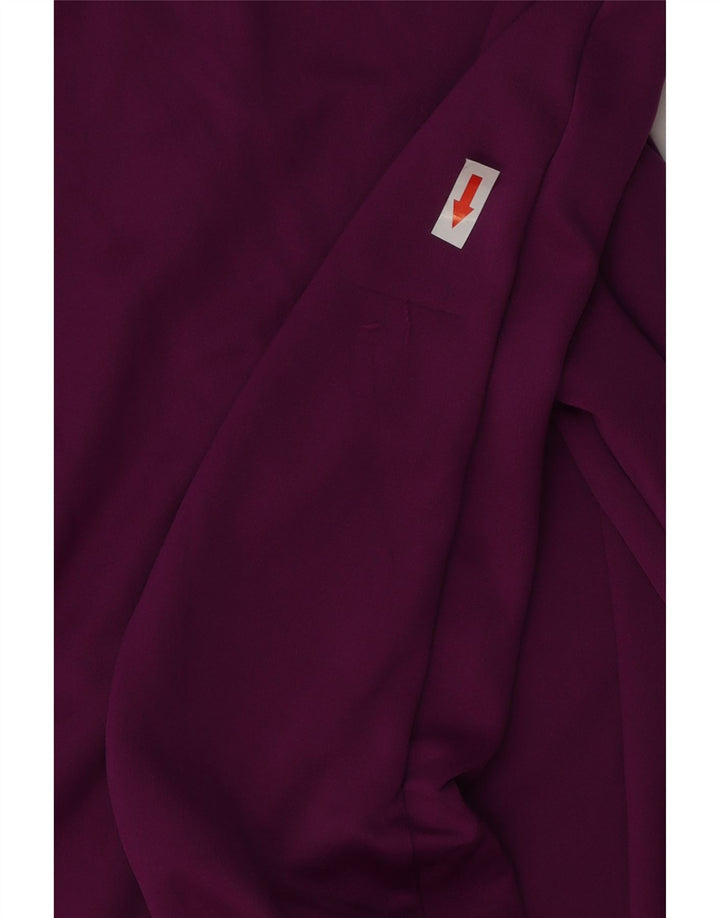 Nike Dri Fit - Chándal con cremallera y cuello para mujer, talla S, color morado