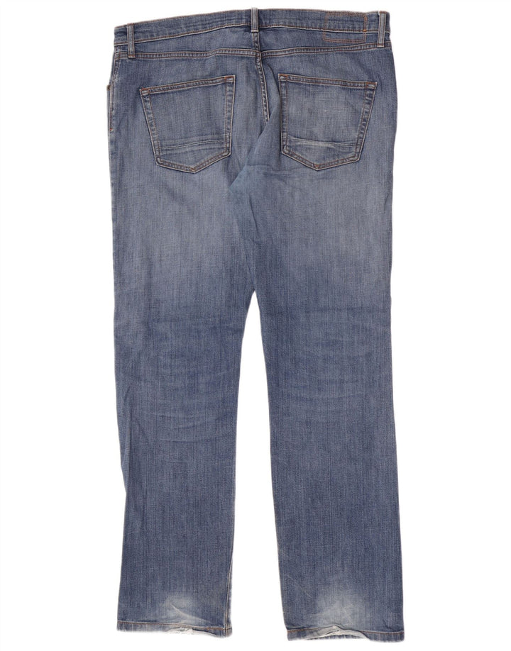 Marks & Spencer Vaqueros rectos para hombre W36 L33 Algodón azul