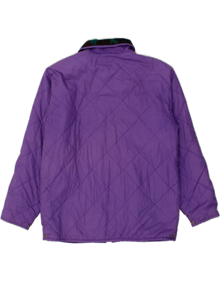 FILA Boys Quilted Jacket 13-14 Years Purple Polyester Vintage Fila and Second-Hand Fila from Messina Hembry 