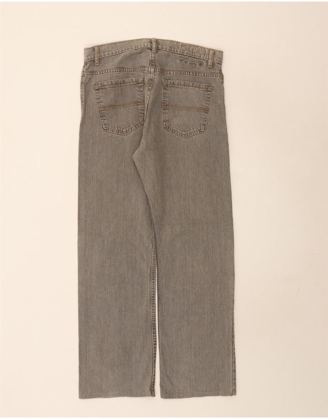 Marks & Spencer Vaqueros rectos para hombre W34 L31 Algodón gris