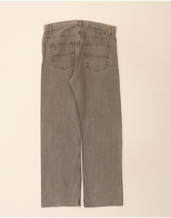 Marks & Spencer Vaqueros rectos para hombre W34 L31 Algodón gris