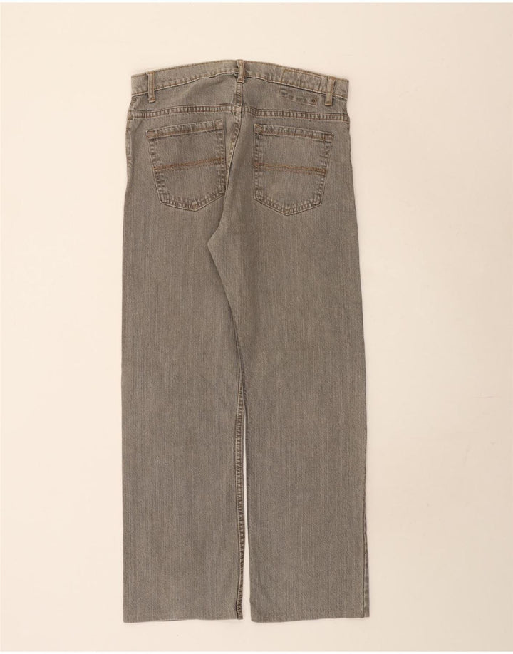 Marks & Spencer Vaqueros rectos para hombre W34 L31 Algodón gris