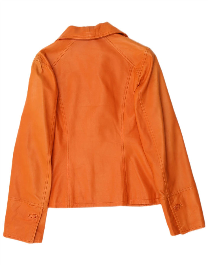 Lavorazione Artigianale Chaqueta tipo blazer de 3 botones para mujer IT 44 Naranja mediano