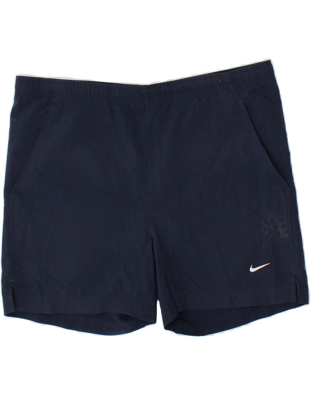 NIKE Mens Sport Shorts Small Navy Blue Vintage Nike and Second-Hand Nike from Messina Hembry 