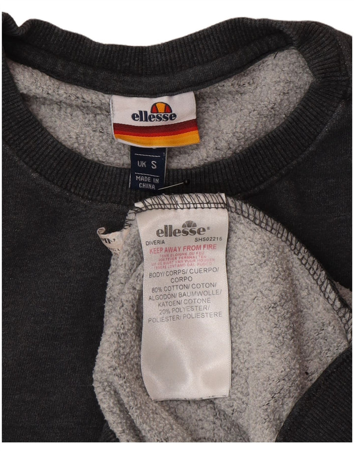 Ellesse Hombre Sudadera Jumper Small Gris Algodón
