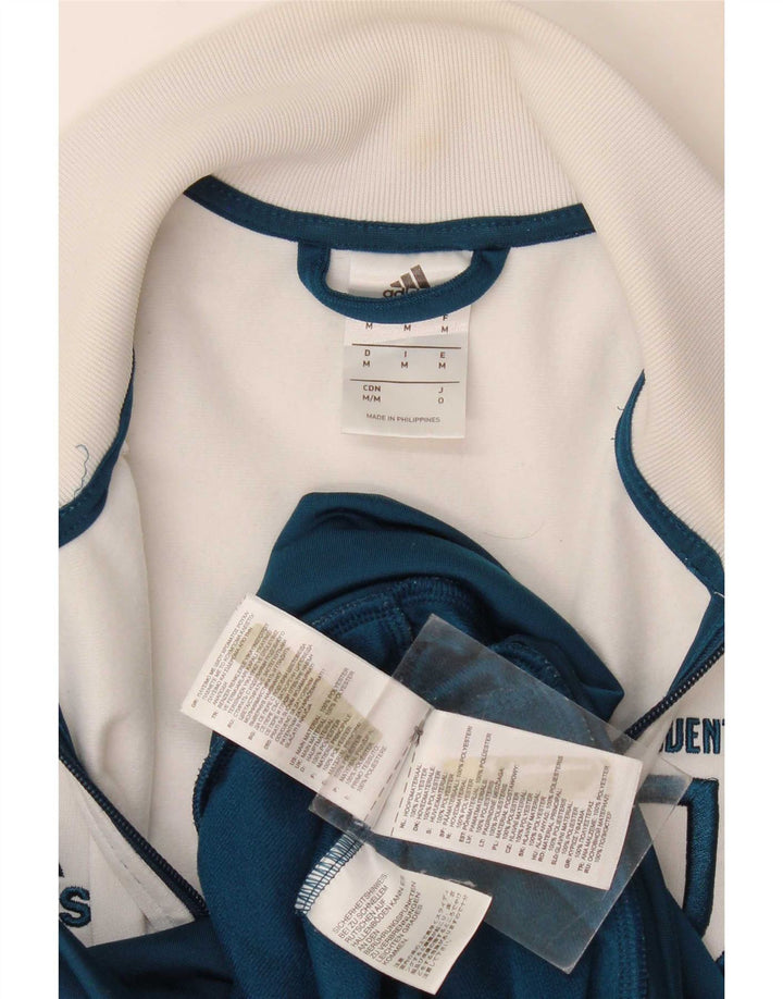 Adidas Mens Juventus Chándal Top Chaqueta Medio Azul Marino Colorblock