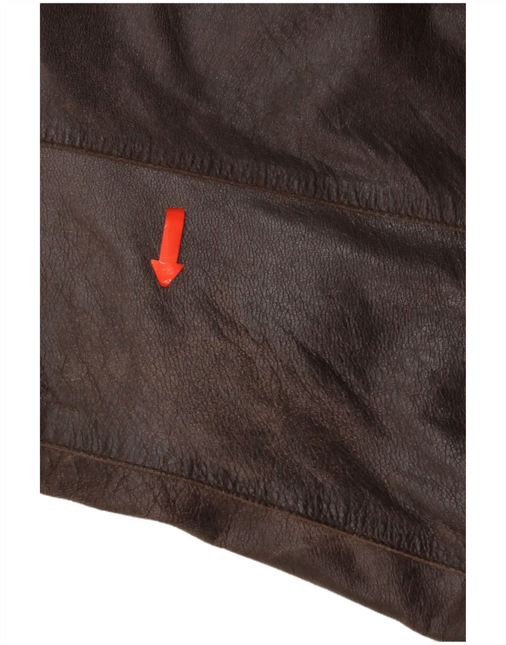 Massimo Rebecchi Chaqueta Blazer de 2 Botones para Mujer IT 46 Grande Marrón