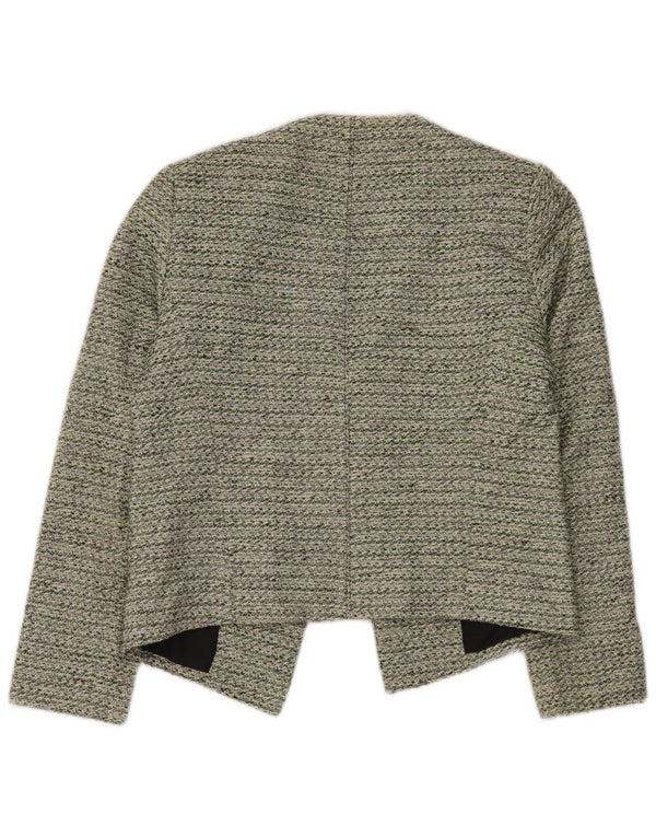 Topshop Chaqueta tipo blazer abierta para mujer UK 12 Algodón verde medio