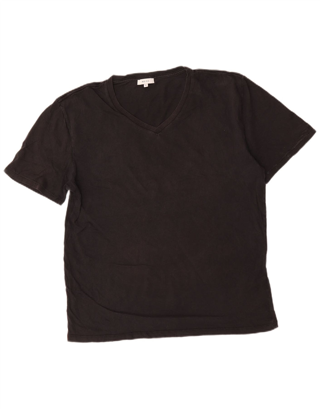 Camiseta Reiss Hombre Top XL Gris Algodón