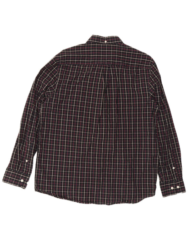 Farah Camisa Hombre XL Azul Marino Cuadros Algodón