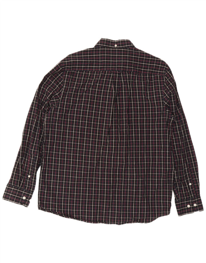 Farah Camisa Hombre XL Azul Marino Cuadros Algodón