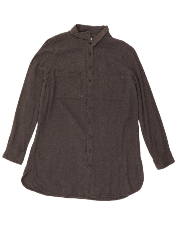 Vestido camisero para mujer Fat Face UK 10 Small Gris Algodón