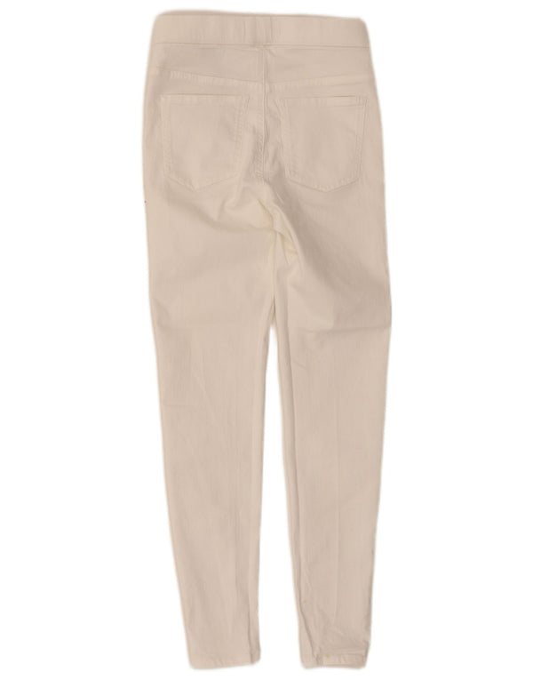 Marks & Spencer Pantalones Jegging Casuales para Mujer UK 8 Small W24 L26 Blanco