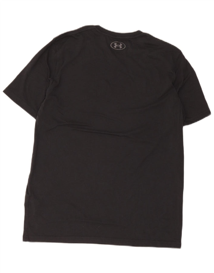 Under Armour Camiseta gráfica para hombre Top mediano de algodón negro