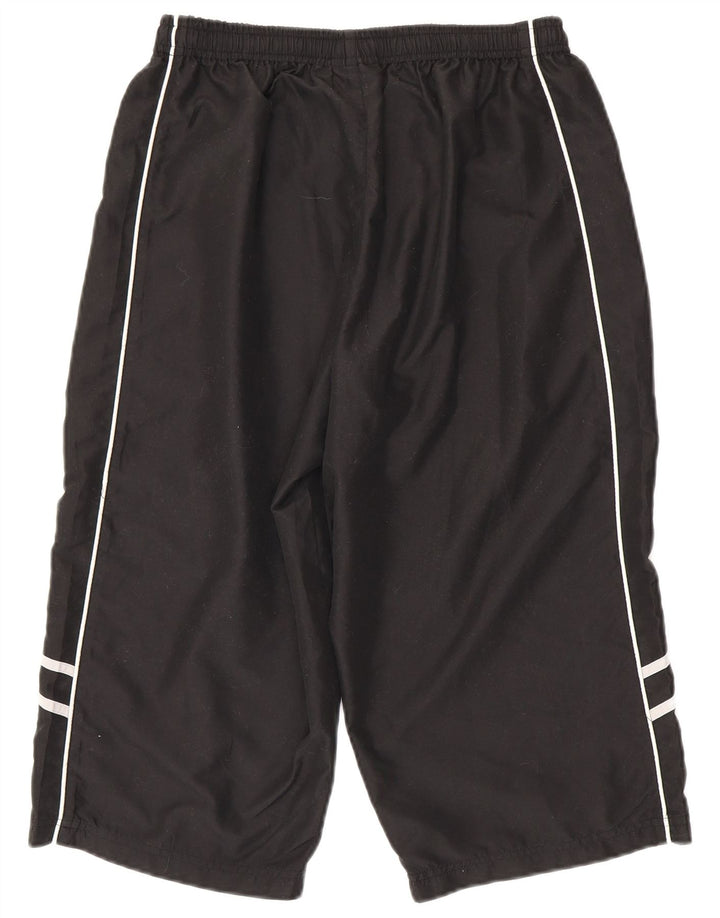 FILA Pantalones de chándal capri para hombre Poliéster negro mediano