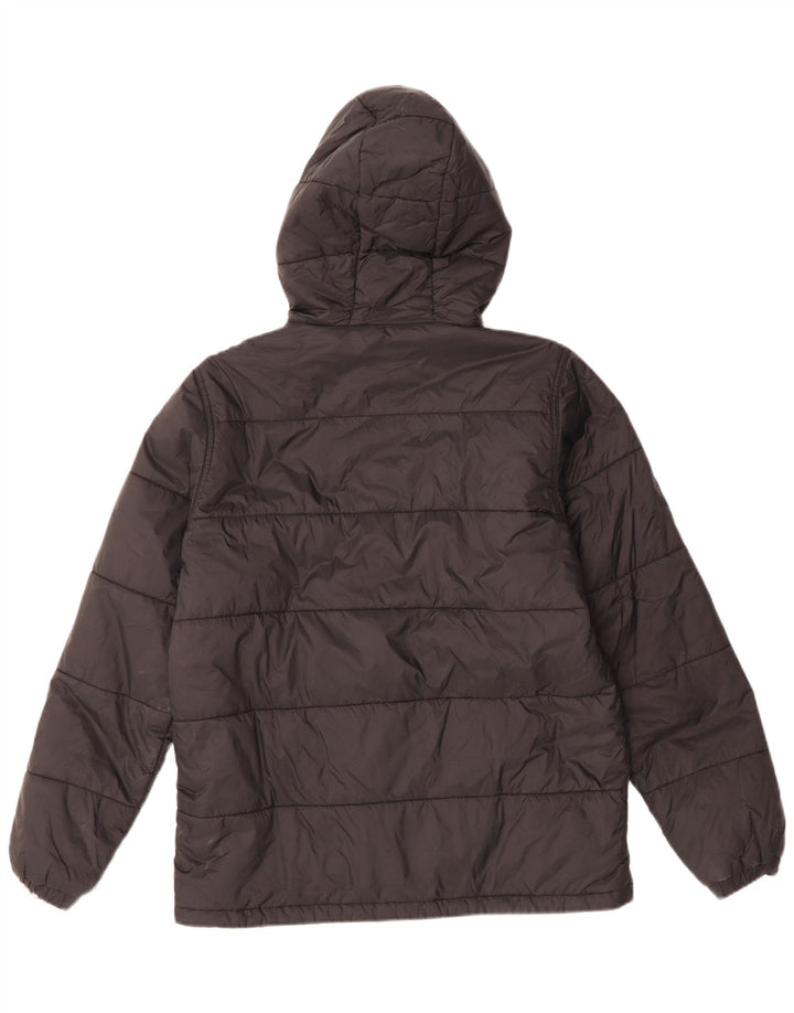 VANS Chaqueta acolchada con capucha para hombre UK 36 Small Black Nylon