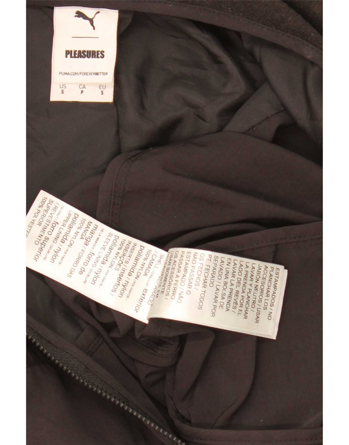 Puma Hombre Pleasures Graphic Chándal Top Chaqueta Pequeña Nylon Negro