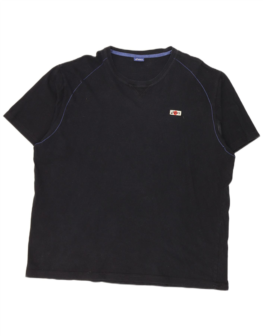 Asics Camiseta Hombre Top 3XL Algodón Negro