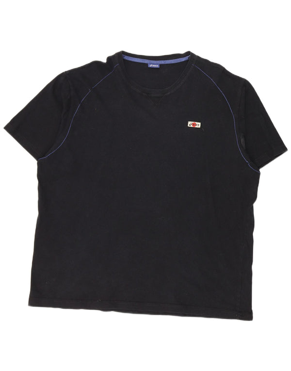 Asics Camiseta Hombre Top 3XL Algodón Negro