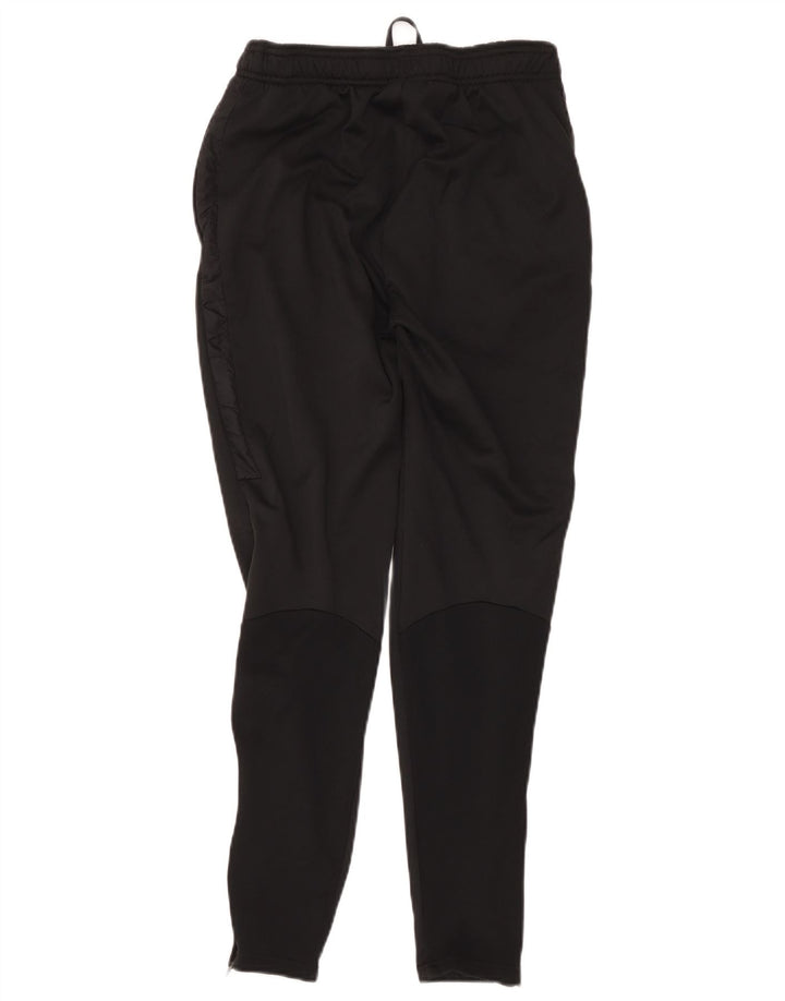 Nike Mujer Dri Fit Chándal Pantalones UK 10 Pequeño Poliéster Negro