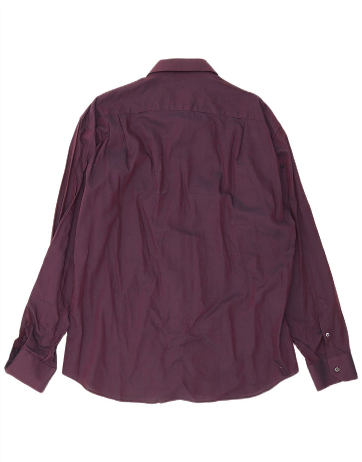 Roccobarocco Camisa Hombre Talla 17 43 XL Púrpura
