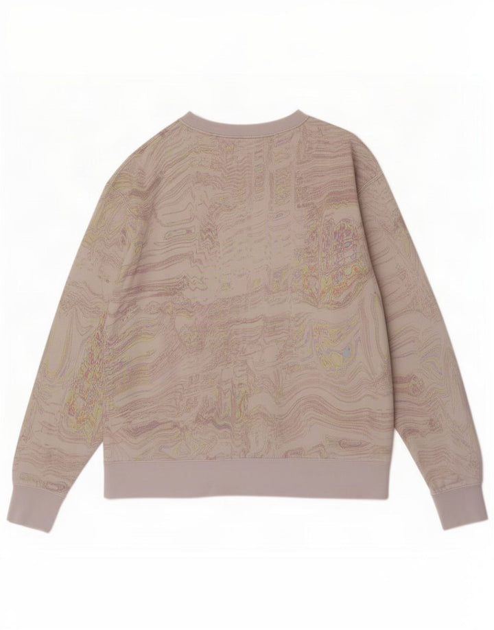 Nike - Sudadera con estampado abstracto para mujer, talla 40, color blanco apagado