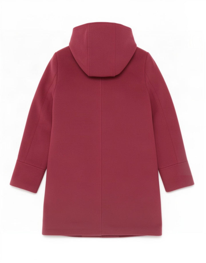 Marks & Spencer Trenca con capucha para mujer UK 10 Small Borgoña Poliéster