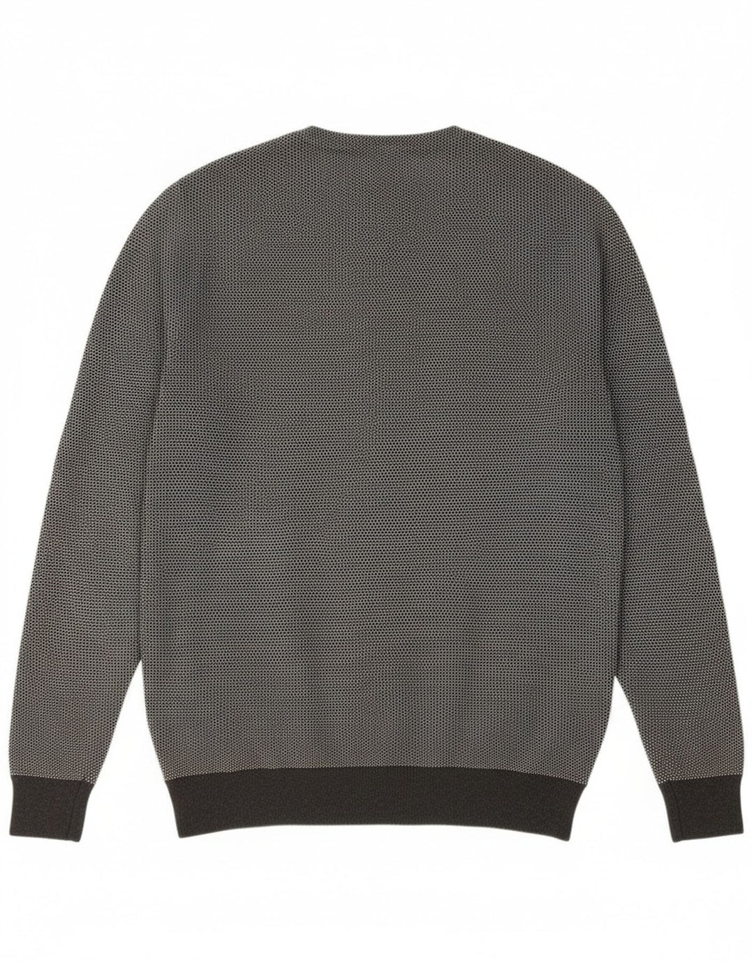 Superdry Jersey con cuello redondo para hombre de algodón moteado gris grande