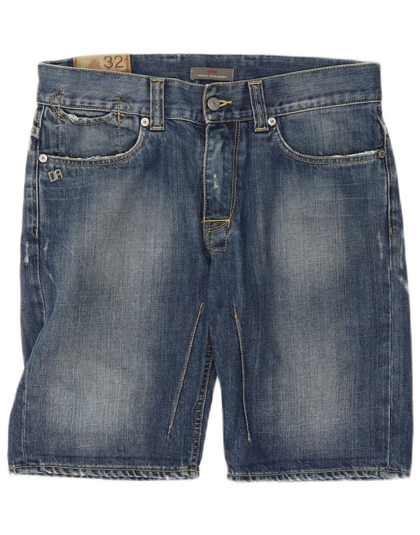 Daniele Alessandrini Shorts Vaqueros Hombre W32 Azul Medio Algodón