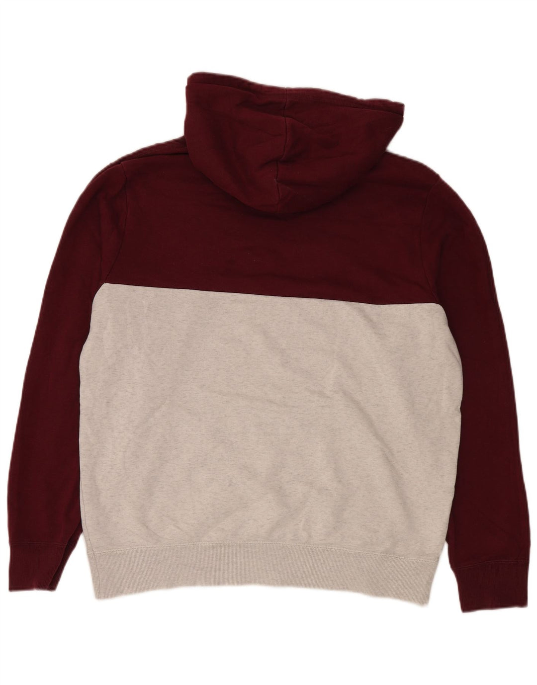 Converse - Sudadera con capucha para hombre, talla grande, color gris, algodón