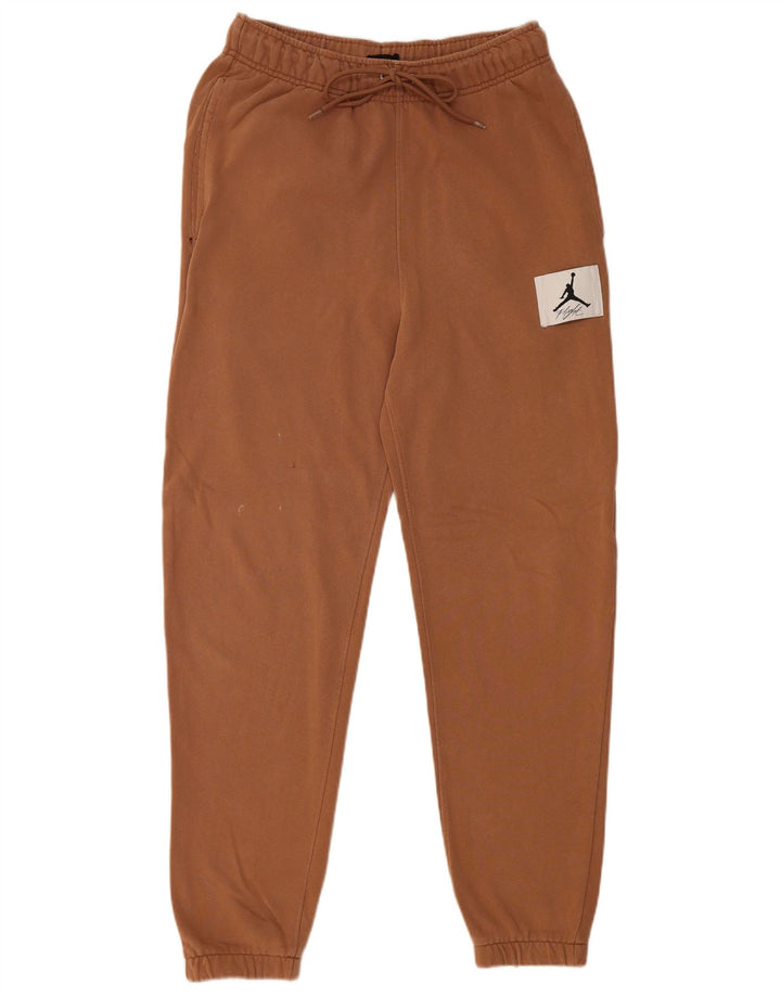 JORDAN Pantalones de Chándal para Hombre Joggers Small Marrón Algodón