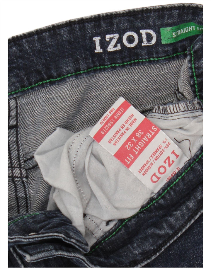 Vaqueros rectos para hombre Izod W38 L32 Algodón azul