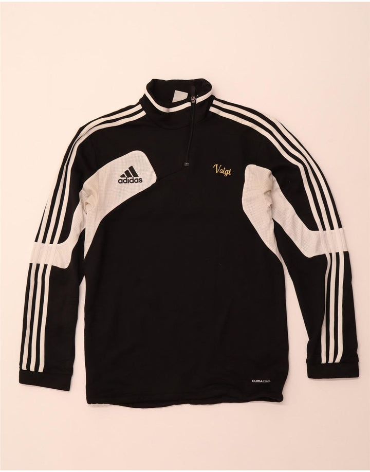 ADIDAS Mens Climacool Graphic Pullover Chándal Top UK 36/38 Small Negro