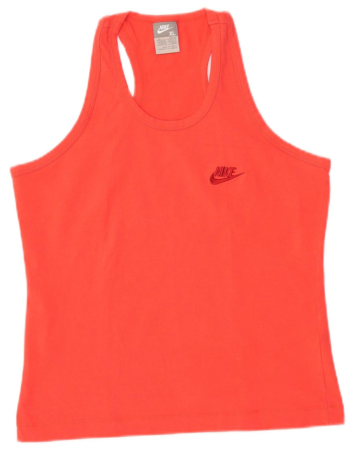 Camiseta sin mangas Nike para mujer UK 16/18 XL Rojo Algodón