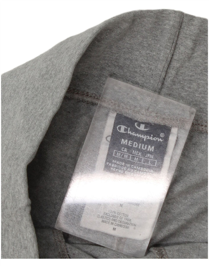 Champion Shorts deportivos con gráficos para hombre de algodón gris medio