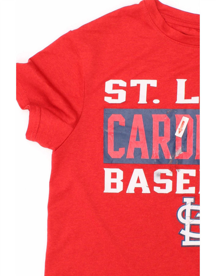 Genuine Merchandise Camiseta estampada para niños de 11 a 12 años, talla mediana, color rojo