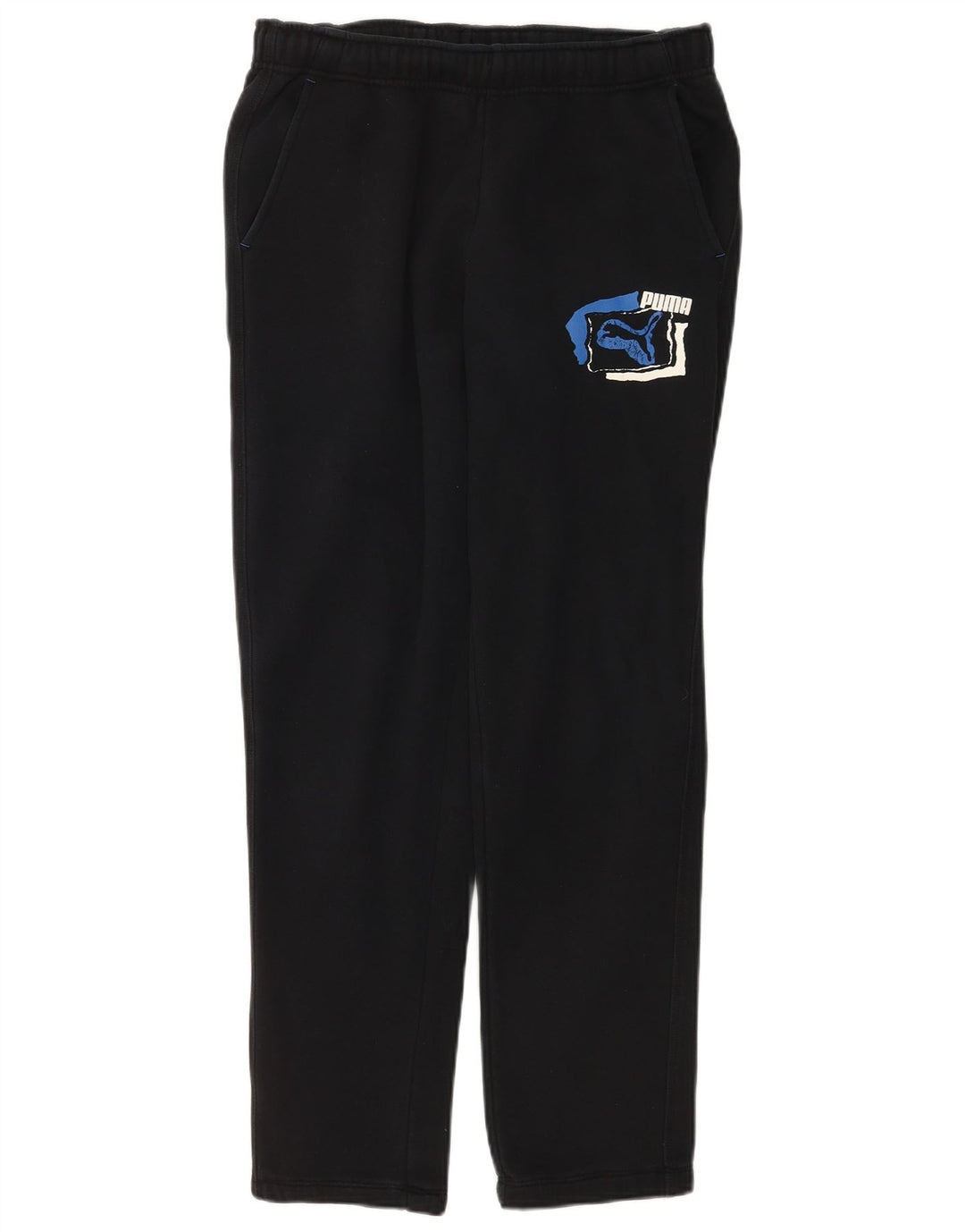 Puma Pantalones De Chándal Gráficos Para Hombre Pequeños Negros