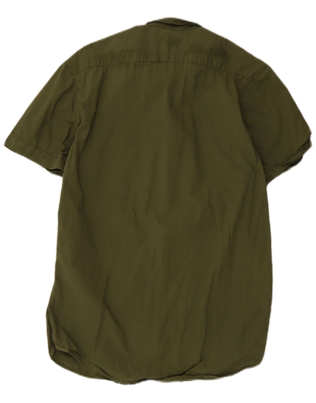 Camisa de manga corta para hombre Sun68 Algodón caqui medio