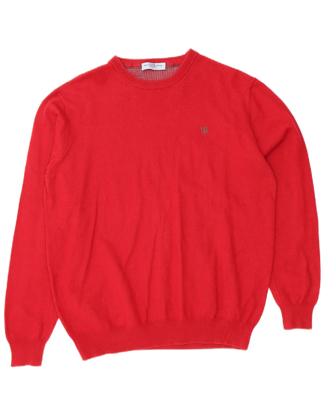 HARMONT & BLAINE Jersey con cuello barco para mujer UK 40 XL Algodón rojo