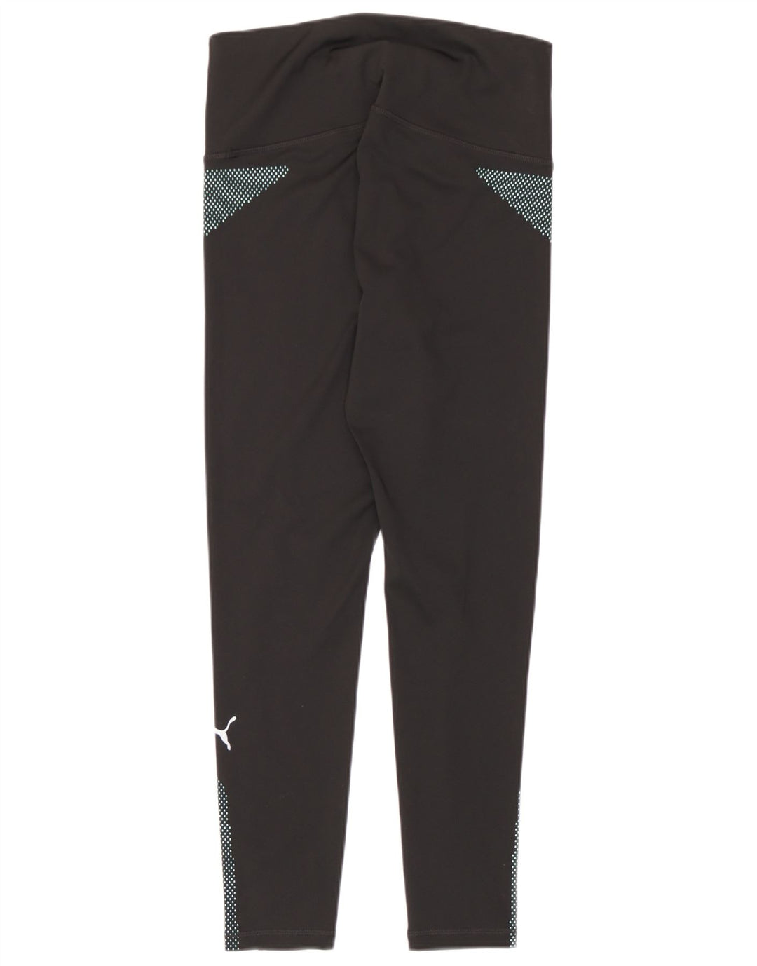 Puma Leggings para mujer UK 12 Mediano Negro Geométrico