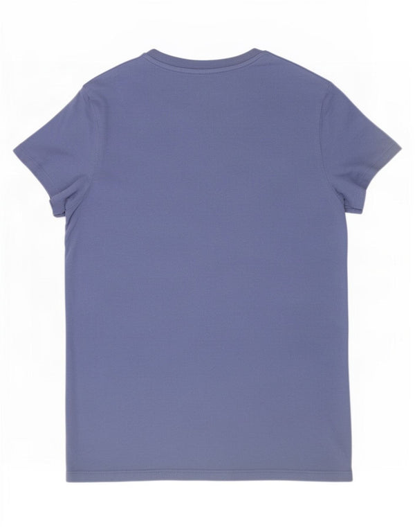 Levi's Womens Graphic T-Shirt Top UK 10 Small Blue Cotton