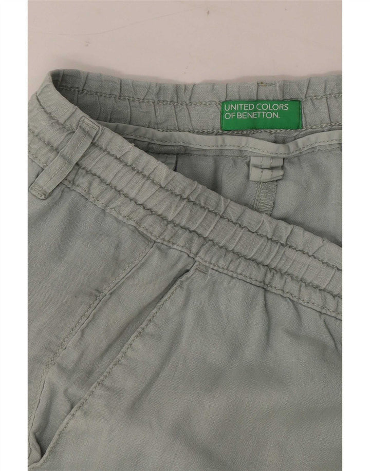 Pantalones Cortos Chinos Benetton Hombre W34 Large Verde