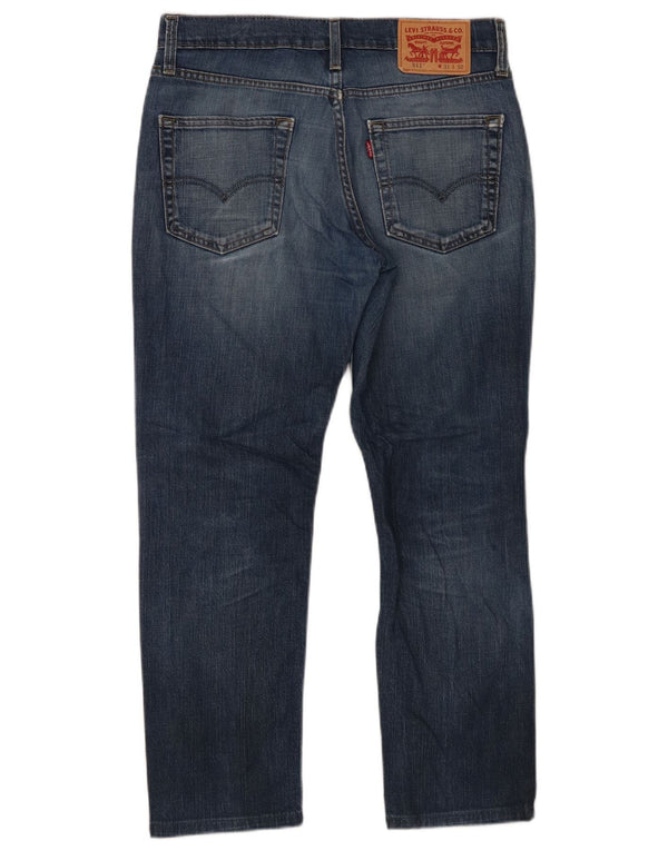 Levi's Hombre 511 Slim Jeans W31 L27 Algodón Azul Marino