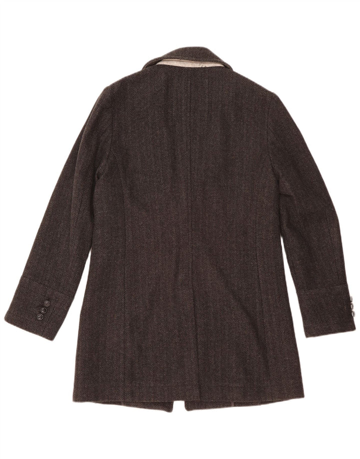 Abrigo Superdry para hombre XS Lana en espiga gris